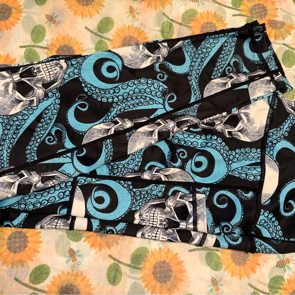 CVG leggings, octopus skull XL